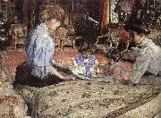 Edouard Vuillard The lady and their children Germany oil painting artist